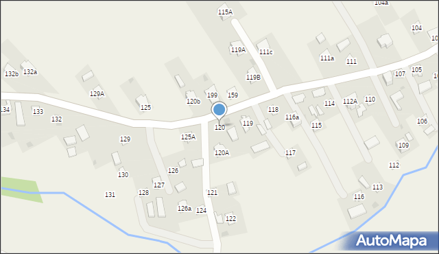 Kosienice, Kosienice, 120, mapa Kosienice