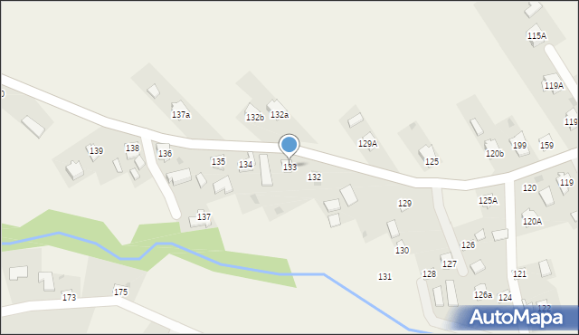 Kosienice, Kosienice, 133, mapa Kosienice