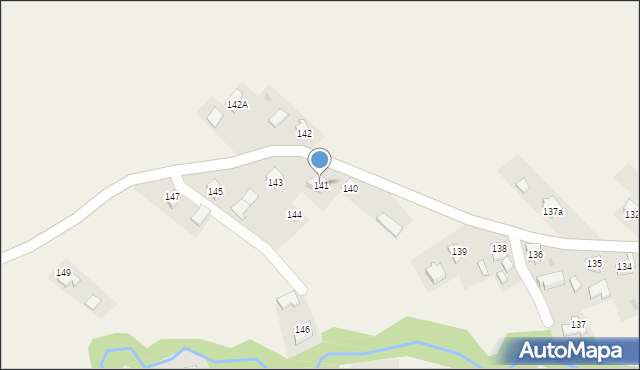 Kosienice, Kosienice, 141, mapa Kosienice