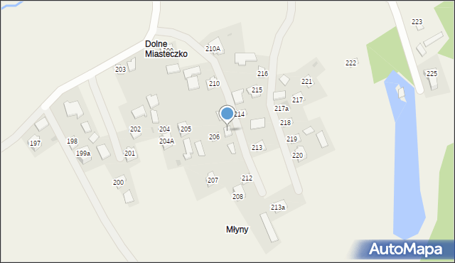 Kosienice, Kosienice, 211, mapa Kosienice