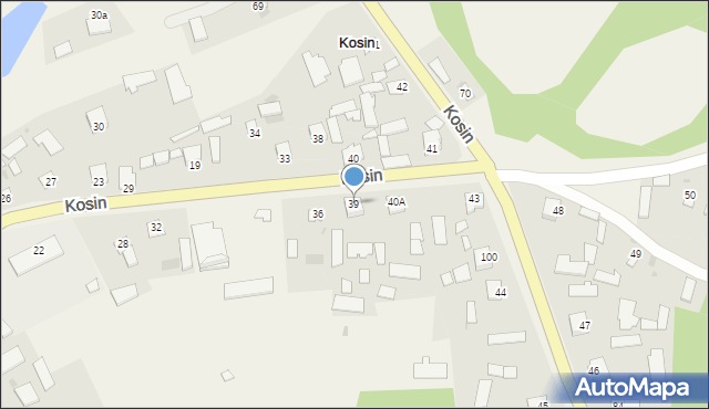 Kosin, Kosin, 39, mapa Kosin