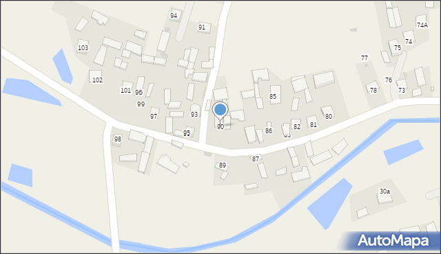 Kosin, Kosin, 90, mapa Kosin