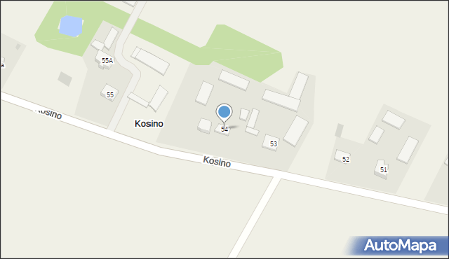 Kosino, Kosino, 54, mapa Kosino