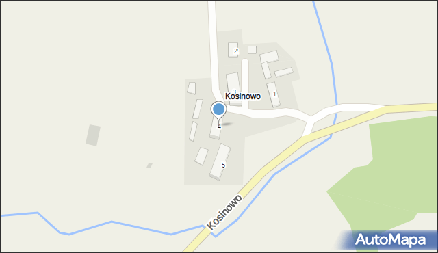 Kosinowo, Kosinowo, 4, mapa Kosinowo