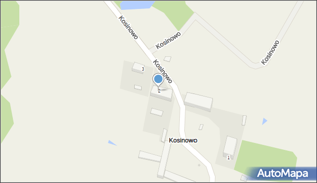 Kosinowo, Kosinowo, 2, mapa Kosinowo