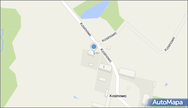 Kosinowo, Kosinowo, 3, mapa Kosinowo