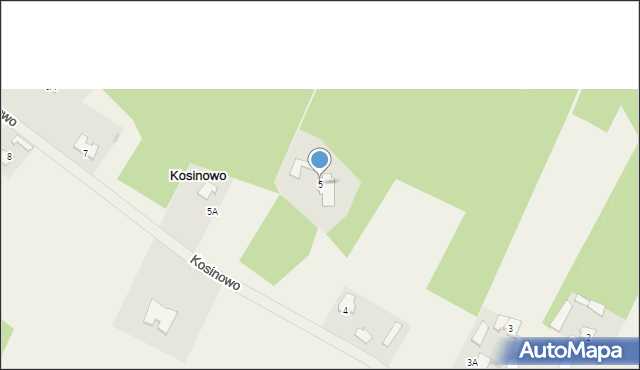 Kosinowo, Kosinowo, 5, mapa Kosinowo