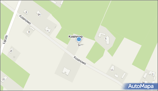 Kosinowo, Kosinowo, 5A, mapa Kosinowo