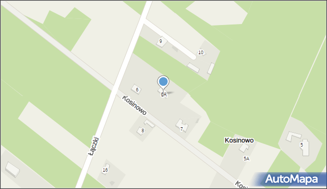 Kosinowo, Kosinowo, 6A, mapa Kosinowo