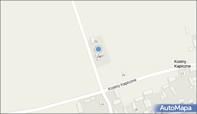 Kosiny Kapiczne, Kosiny Kapiczne, 29A, mapa Kosiny Kapiczne