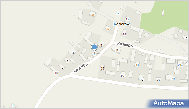 Kosiorów, Kosiorów, 4, mapa Kosiorów