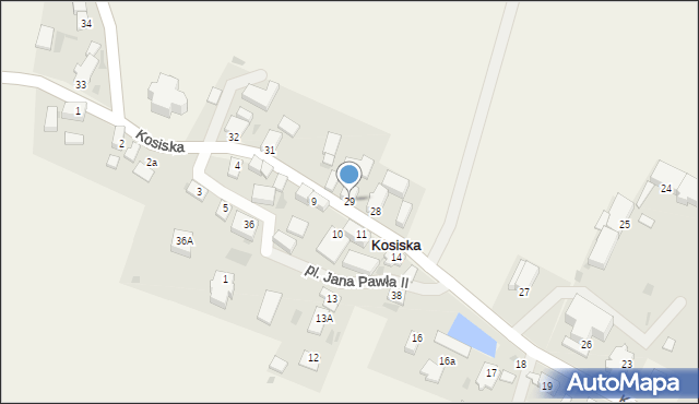 Kosiska, Kosiska, 29, mapa Kosiska