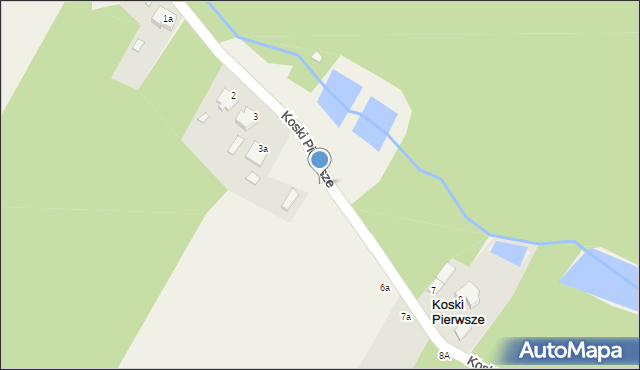 Koski Drugie, Koski Drugie, 5, mapa Koski Drugie