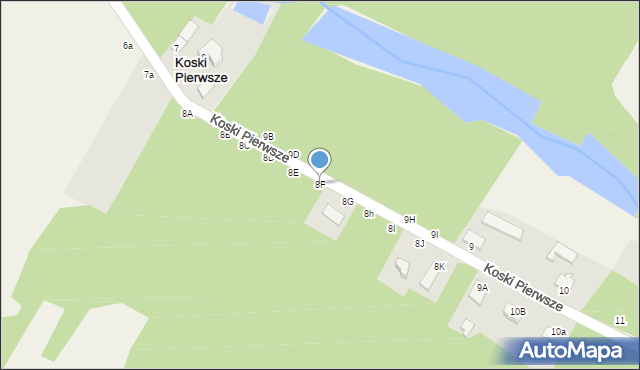 Koski Pierwsze, Koski Pierwsze, 8F, mapa Koski Pierwsze