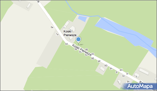 Koski Pierwsze, Koski Pierwsze, 8L, mapa Koski Pierwsze