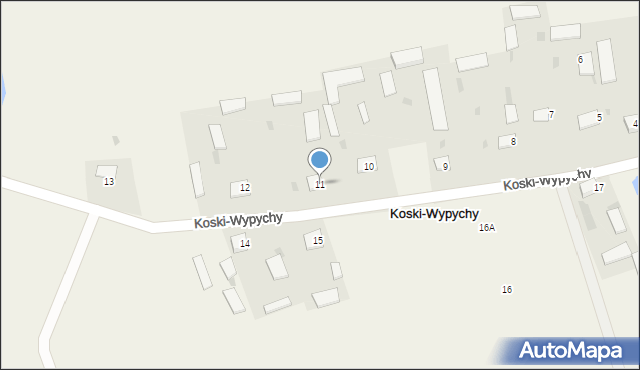 Koski-Wypychy, Koski-Wypychy, 11, mapa Koski-Wypychy