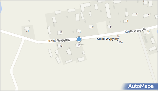 Koski-Wypychy, Koski-Wypychy, 15, mapa Koski-Wypychy