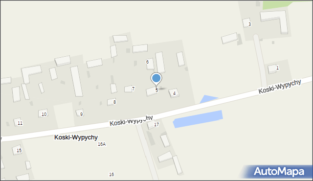 Koski-Wypychy, Koski-Wypychy, 5, mapa Koski-Wypychy