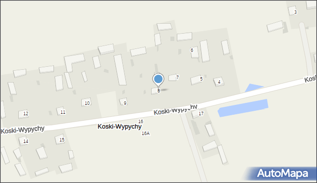 Koski-Wypychy, Koski-Wypychy, 8, mapa Koski-Wypychy