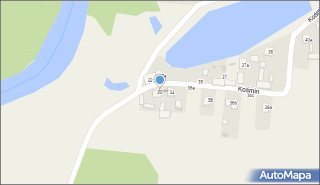 Kośmin, Kośmin, 33, mapa Kośmin