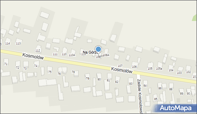 Kosmolów, Kosmolów, 108, mapa Kosmolów