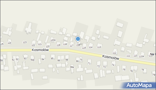 Kosmolów, Kosmolów, 116, mapa Kosmolów