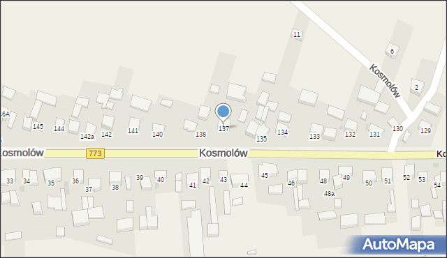 Kosmolów, Kosmolów, 137, mapa Kosmolów