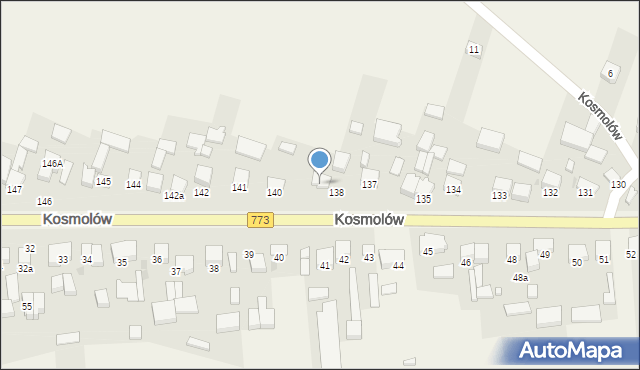 Kosmolów, Kosmolów, 139, mapa Kosmolów