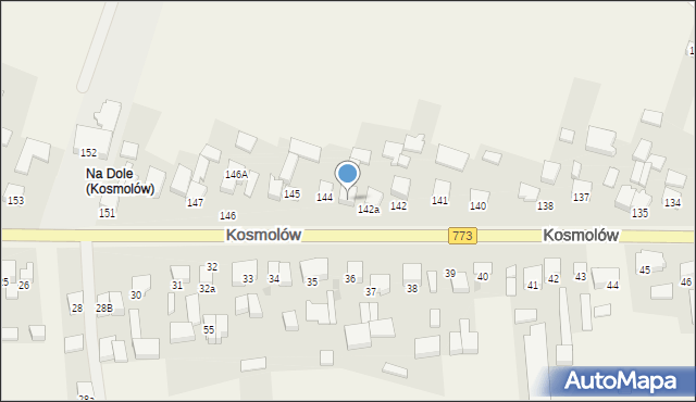 Kosmolów, Kosmolów, 143, mapa Kosmolów