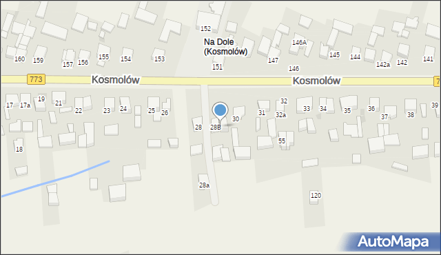 Kosmolów, Kosmolów, 29, mapa Kosmolów