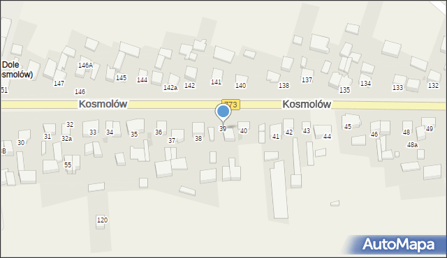 Kosmolów, Kosmolów, 39, mapa Kosmolów