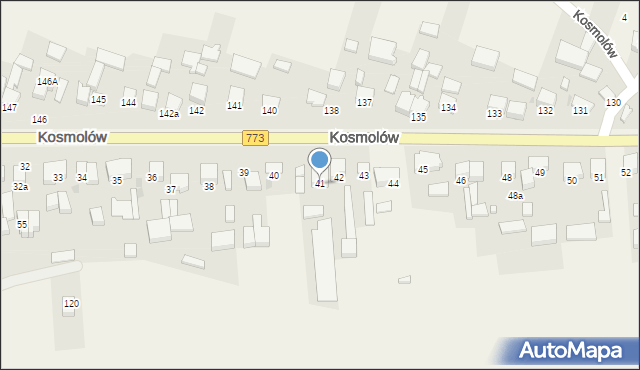 Kosmolów, Kosmolów, 41, mapa Kosmolów