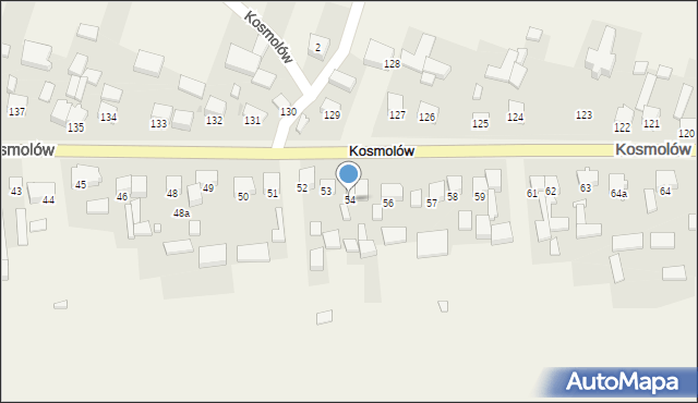 Kosmolów, Kosmolów, 54, mapa Kosmolów