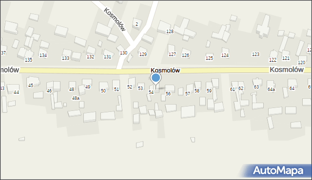 Kosmolów, Kosmolów, 55, mapa Kosmolów