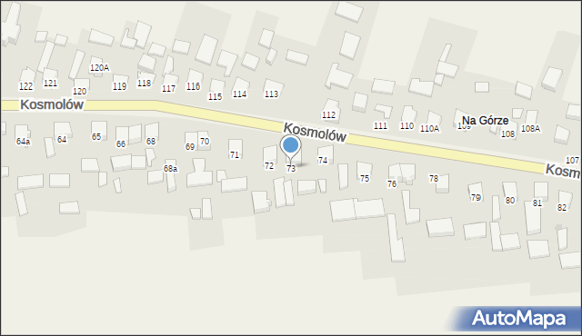 Kosmolów, Kosmolów, 73, mapa Kosmolów