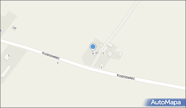 Kosnowiec, Kosnowiec, 3, mapa Kosnowiec