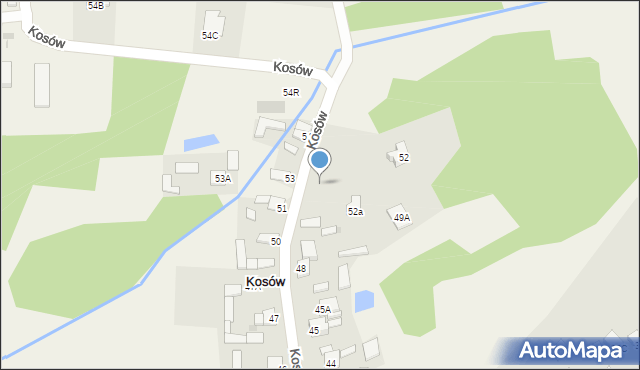 Kosów, Kosów, 52, mapa Kosów