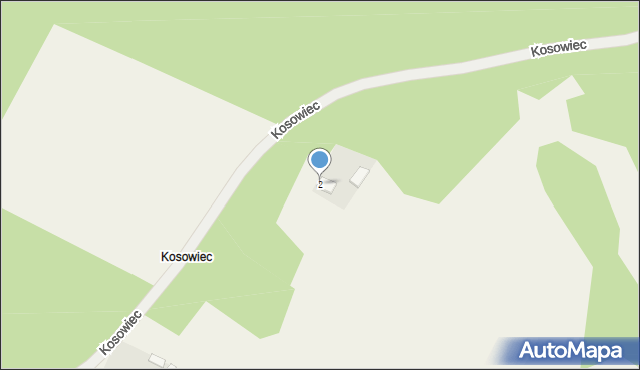 Kosowiec, Kosowiec, 2, mapa Kosowiec