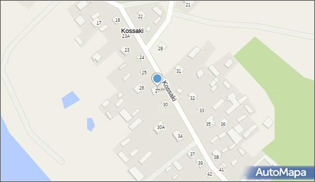 Kossaki, Kossaki, 27, mapa Kossaki