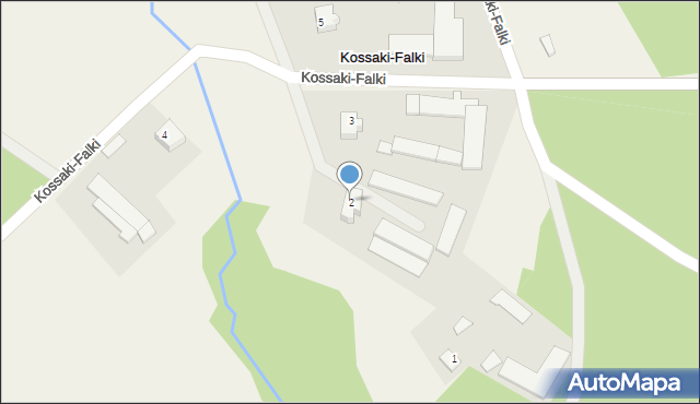 Kossaki-Falki, Kossaki-Falki, 2, mapa Kossaki-Falki