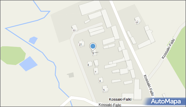 Kossaki-Falki, Kossaki-Falki, 9, mapa Kossaki-Falki