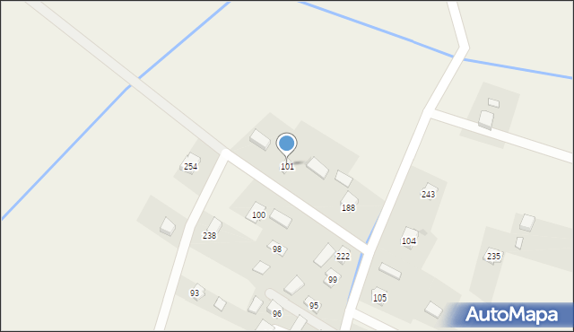 Kostarowce, Kostarowce, 101, mapa Kostarowce