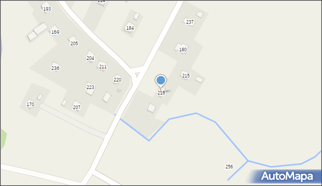 Kostarowce, Kostarowce, 216, mapa Kostarowce