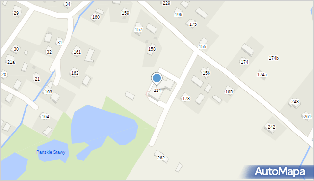 Kostarowce, Kostarowce, 224, mapa Kostarowce