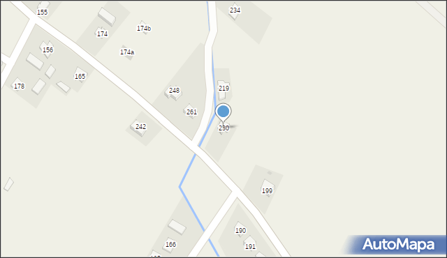 Kostarowce, Kostarowce, 230, mapa Kostarowce