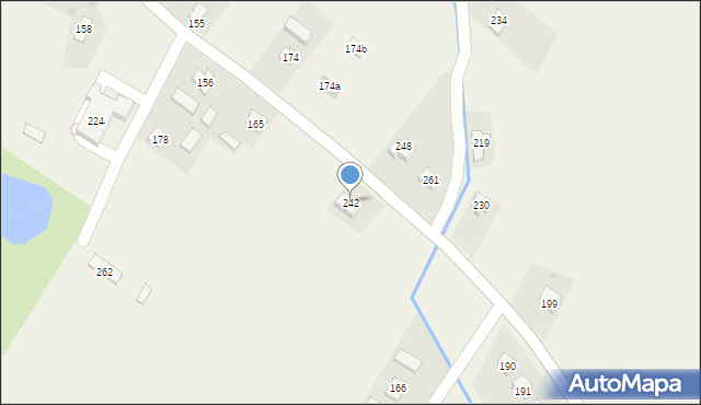 Kostarowce, Kostarowce, 242, mapa Kostarowce