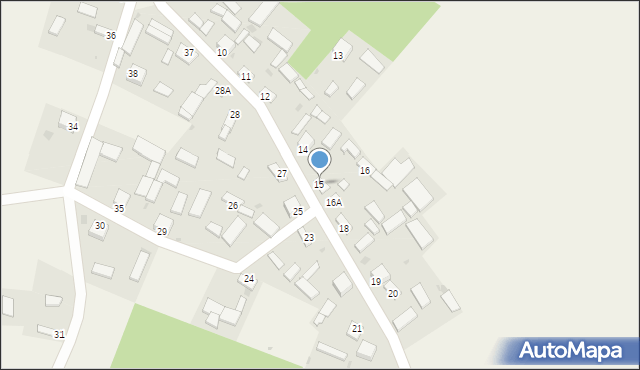 Kostera, Kostera, 15, mapa Kostera