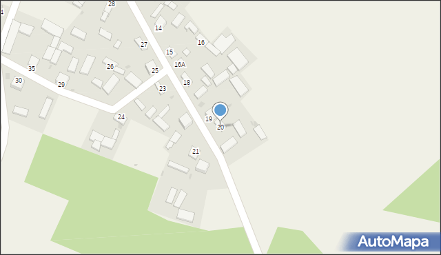 Kostera, Kostera, 20, mapa Kostera