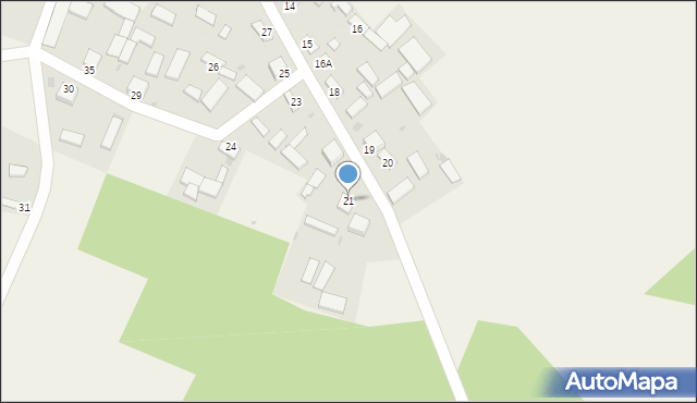 Kostera, Kostera, 21, mapa Kostera