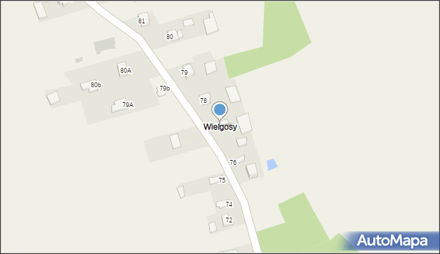 Kostków, Kostków, 77, mapa Kostków